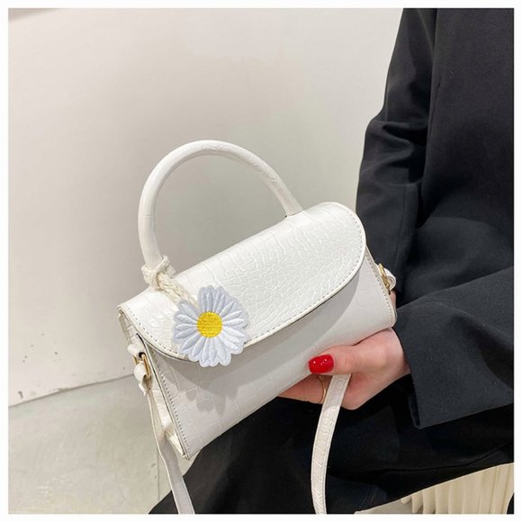 Crocodile pattern small bag new simple single shoulder bag - Picture 4 of 12